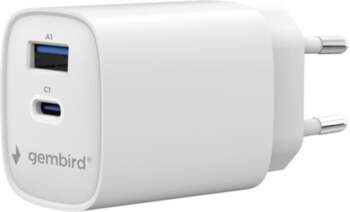 Gembird power adapter - USB-C, USB