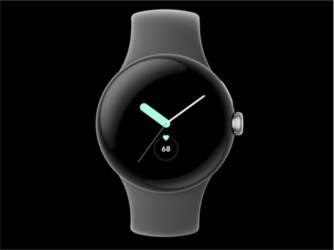 Google Pixel Watch - polished silver