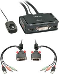 Lindy Compact 2 Port KVM Switch