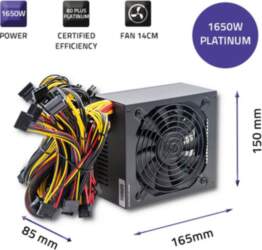 Qoltec Monolith - power supply -