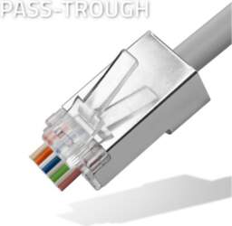 Qoltec network connector - silver 54546