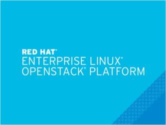 Red Hat Enterprise Linux OpenStack Platform