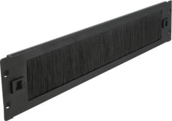 Delock brush strip panel - 2U