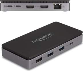 Delock - docking station - USB-C