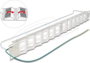 Delock patch panel (blank) - 1U