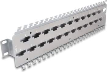 Delock rack cable management routing panel