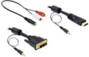 Delock video / audio cable kit
