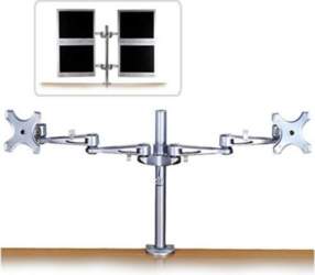 Lindy Dual Adjustable LCD Arms mounting
