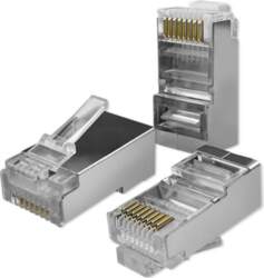 Qoltec network connector - silver 54556