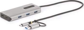 Startech USB-C Multiport Adapter w/Attached USB-C