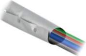 Delock cable protector with snap button