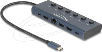 Delock - docking station - USB-C