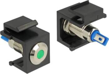 Delock Keystone LED green 6 V
