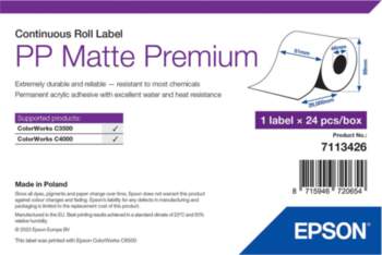 Epson Premium - continuous labels -