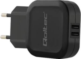 Qoltec power adapter - 2 x