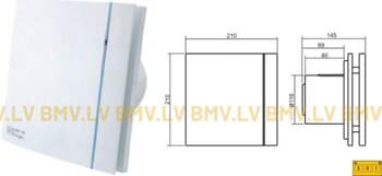 Ventilators S&P Silent 200 CZ Design