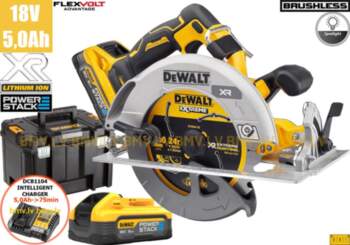 Rokas ripzāģis DeWalt DCS573H2T (2x5,0Ah