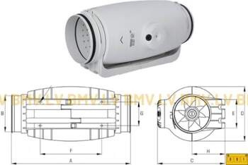 Ventilators S&P TD 800/200 Silent 3V