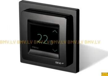 Termoregulators Devireg Touch melns