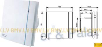 Ventilators S&P Silent 100 CHZ Design