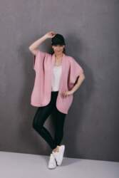 Sweter LS332 powder pink