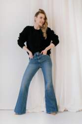 Sweter LS318 czarny