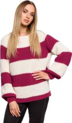 M632 Sweter w pasy - model
