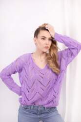Sweter LS319 lila