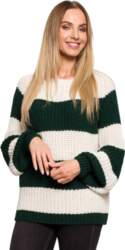 M632 Sweter w pasy - model