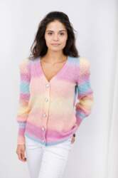 Tęczowy sweter LS334 tęcza