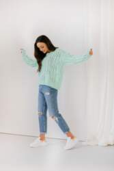 Sweter LS318 mint