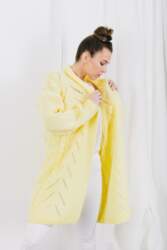 Sweter LS321 cytryna