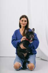Sweter LS328 royal