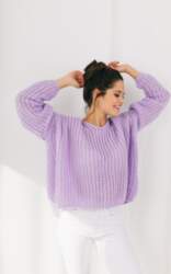 Sweter LS335 lila