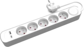 5x permanent extension cable with switch