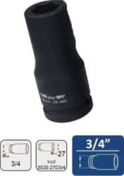 Adler ADLER IMPACT SOCKET 3/4`` 27mm