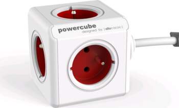 Allocacoc PowerCube Extended 3m 2304 Red