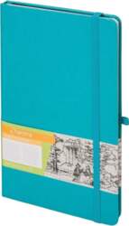 Antra Notes A5 Checkered Romanticism Turquoise