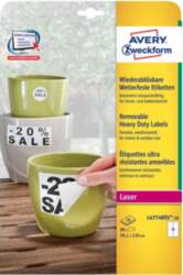 Avery L4774REV-20 self-adhesive label Rounded rectangle