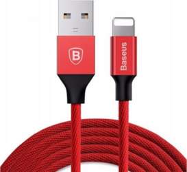 CABLE LIGHTNING TO USB 1.8M/RED
