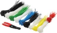 Cable tie set 600pcs.    with stripper