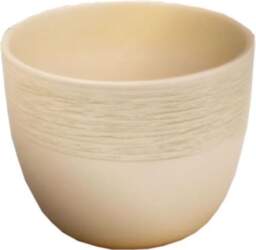 CERAMIC FLOWER POT PLOTED SOLID (
