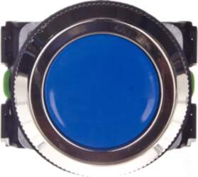 Control button 30mm blue 2Z with