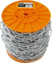 D-2 LONG CHAIN 4MM GALVANIZED METER