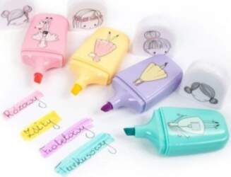Derform HIGHLIGHTER 4 WHEELS PRINCESS KIDEA