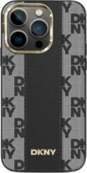 DKNY Leather Checkered Mono Pattern MagSafe