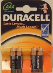 Duracell AAA/LR03 Alkaline Basic MN2400 4
