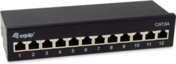 Equip Patchpanel 12x RJ45 Cat6A  FTP
