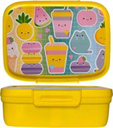 Food storage container rectangular with divider