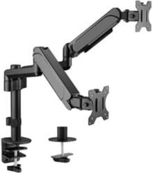 GEMBIRD Adjustable desk 2-display mount MA-DA2P-01